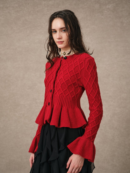 Freya | 100% Wool Cardigan