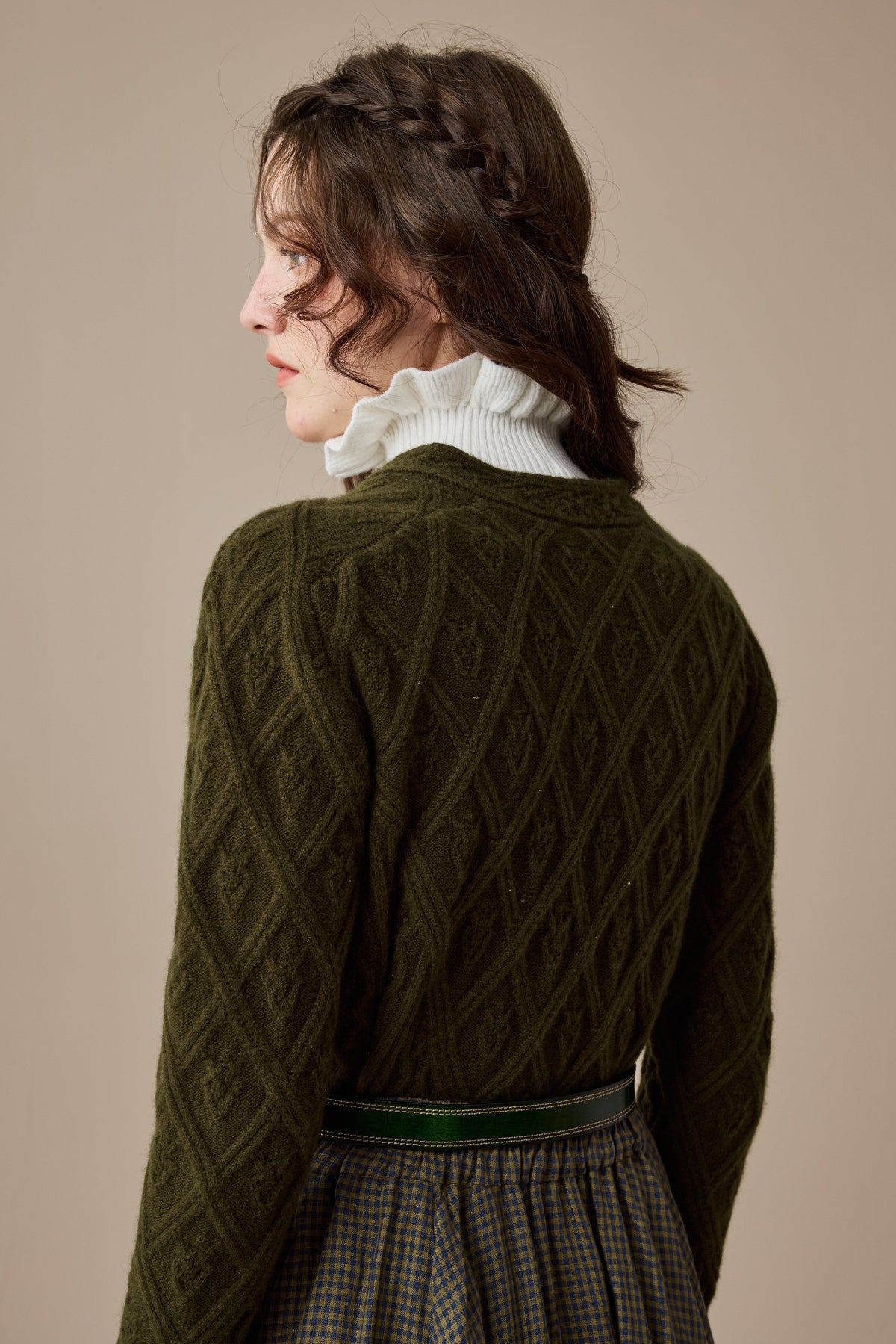 Flurry 17 | 100% Wool Sculptured Knitwear Cardigan